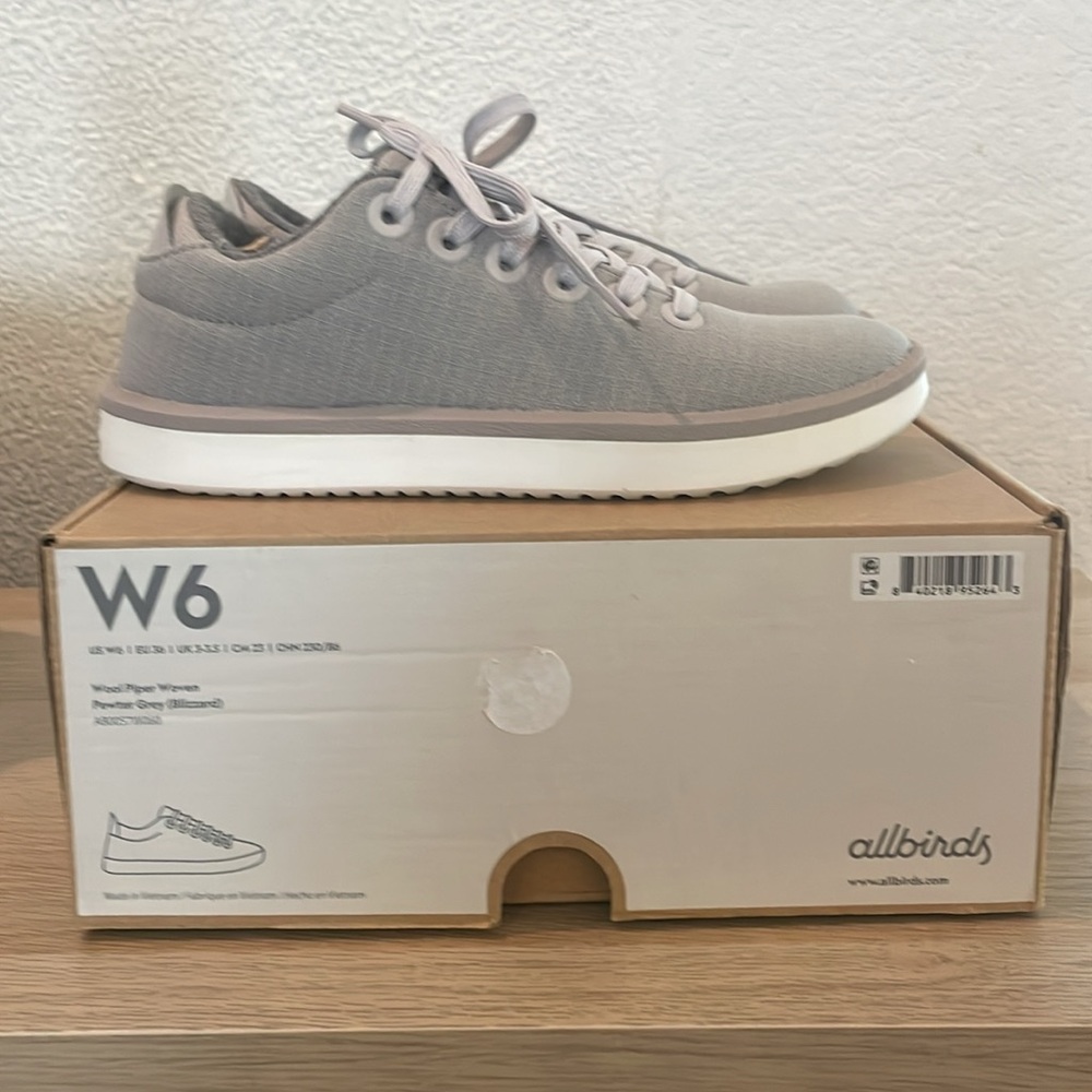 Allbirds Women Wool Piper Gray Color Size W6